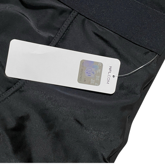 Zubaz Mens Small NFL Team Apparel Detroit Lions Leggings Stretch Solid Black - Picture 9 of 13